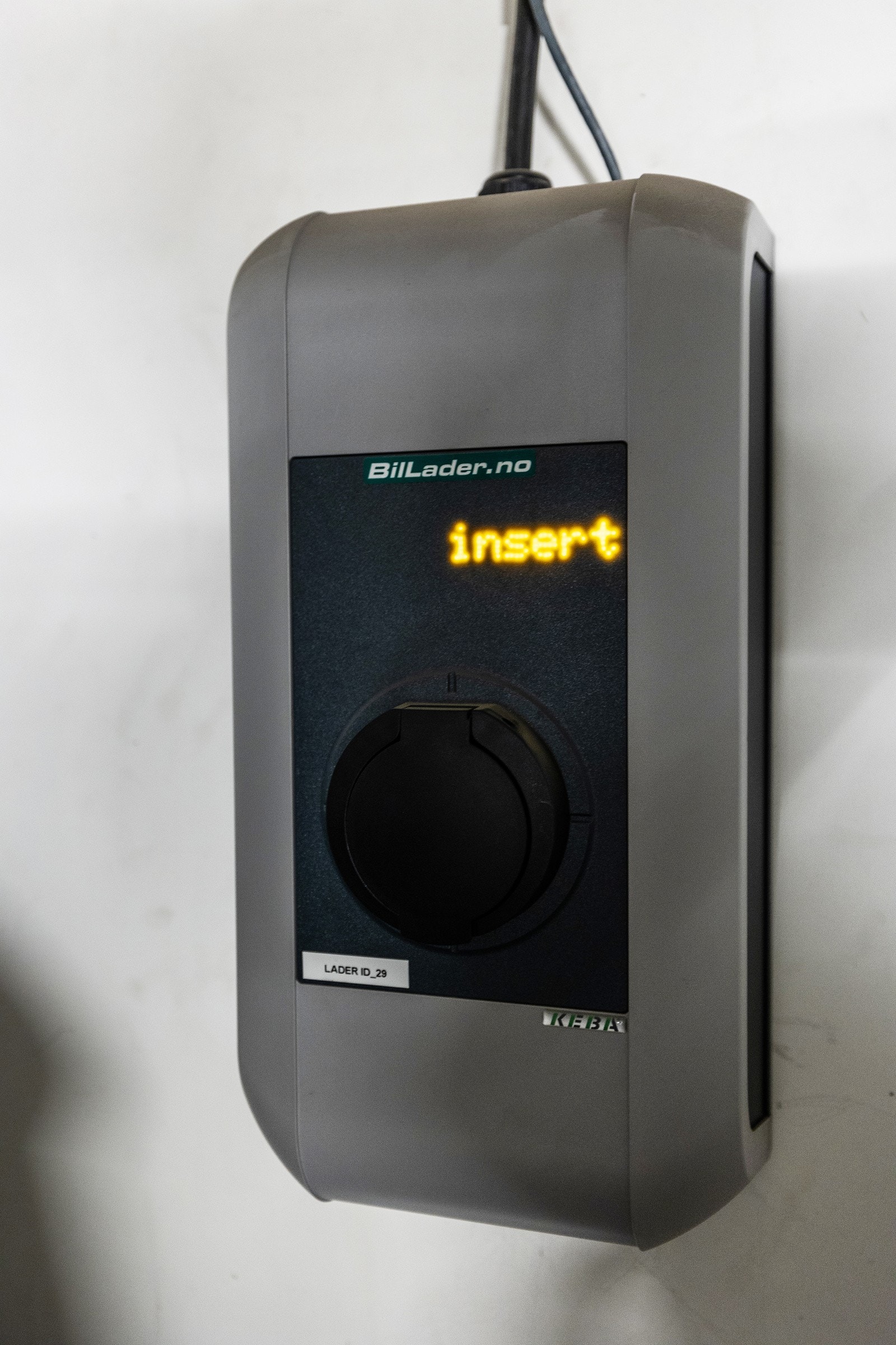 Det er installert el-lader. Galleribilde
