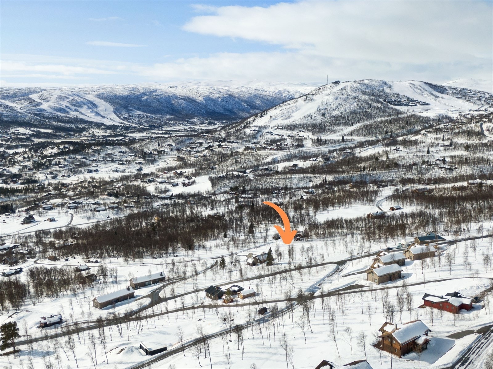 Flott, solrik beliggenhet Galleribilde