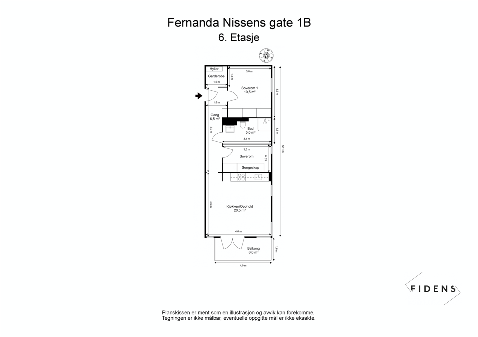 Plantegning Galleribilde