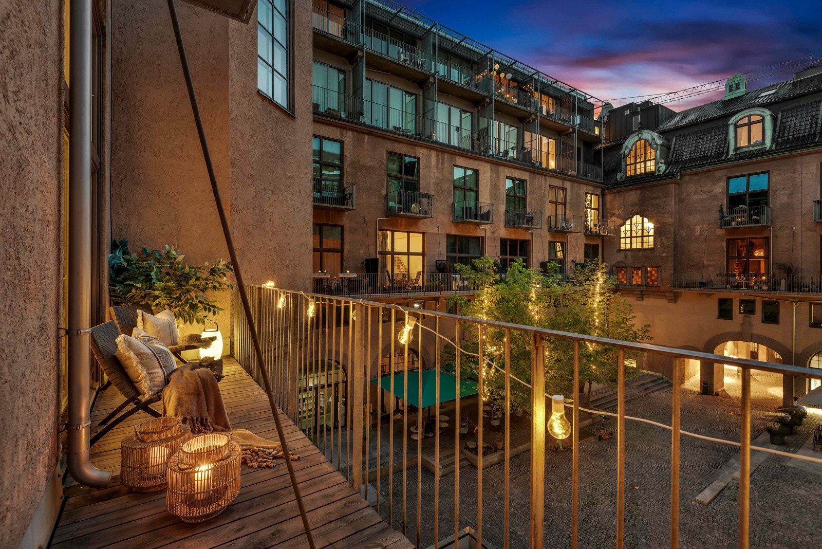 Her bor man supersentralt men er skjermet mot støy Galleribilde