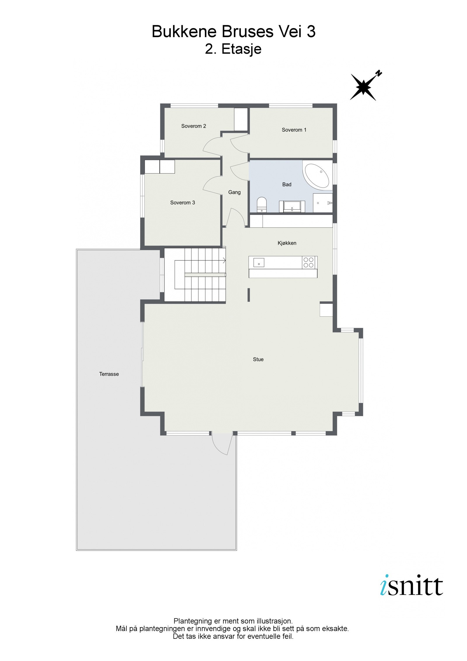Plantegning 2. etg. Galleribilde