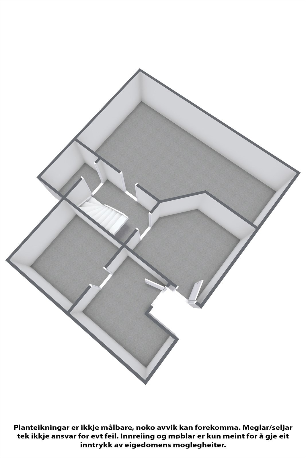 Planteikning 3D kjellar Galleribilde