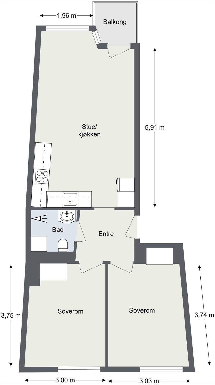 Plantegning Galleribilde