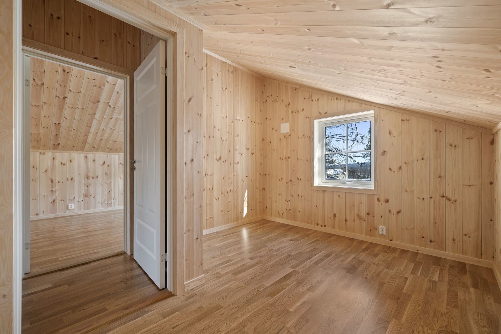Her det god plass til stor seng og annet ønsket møblement. Galleribilde