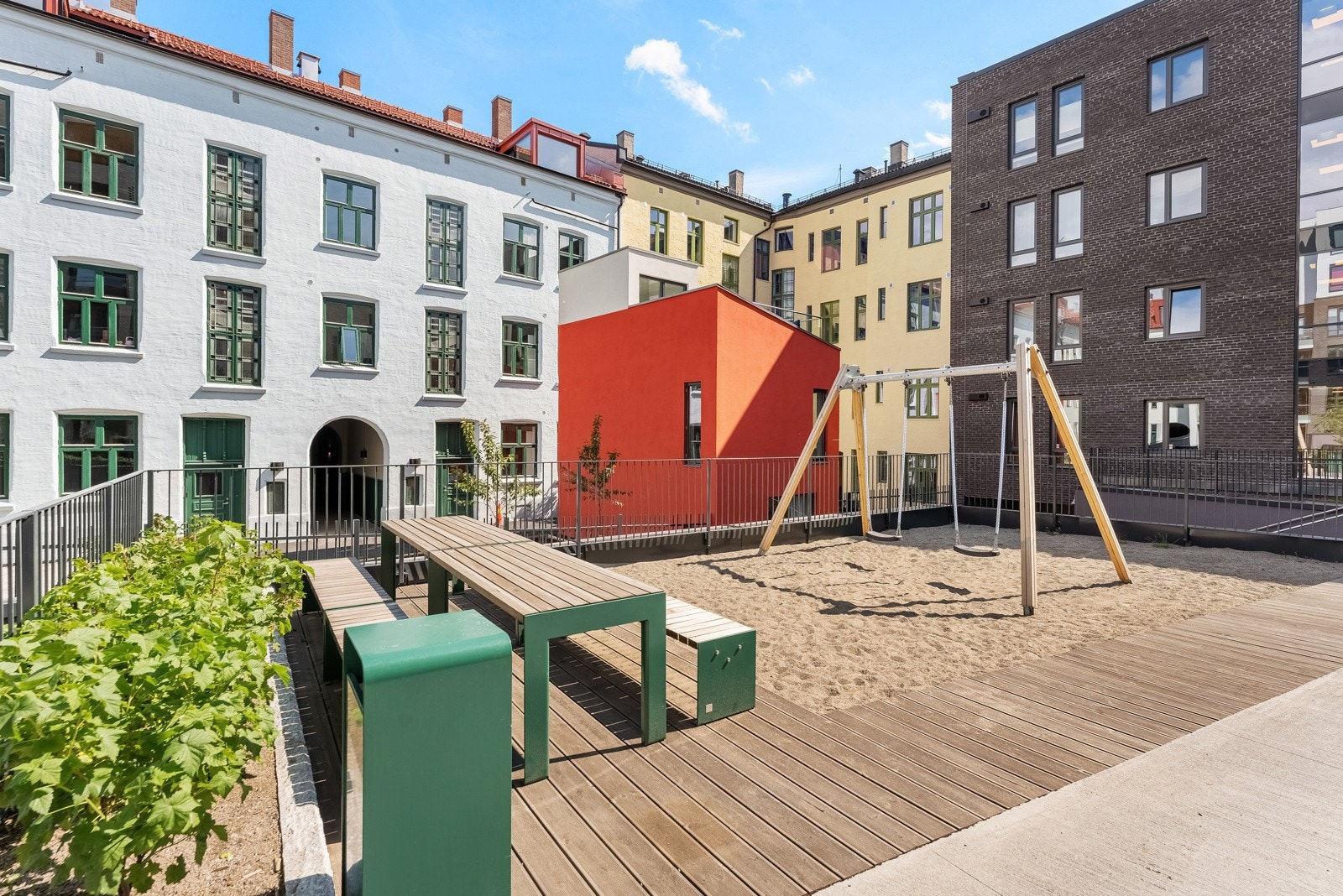 Felles bakgård Galleribilde