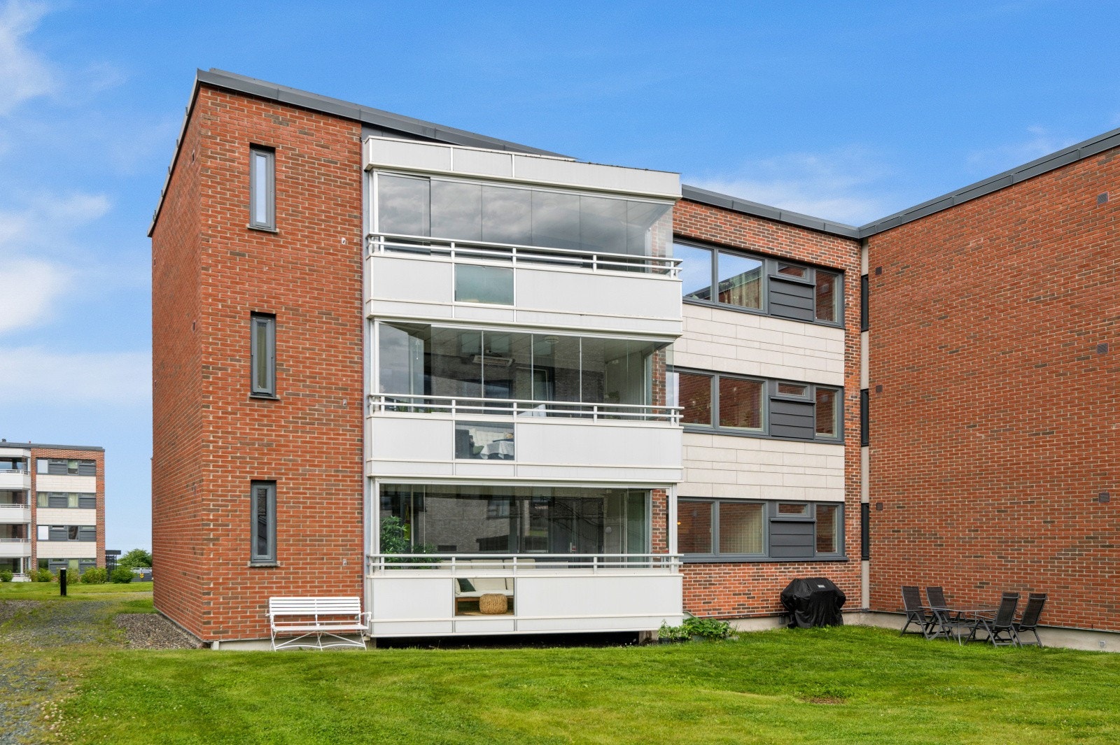 Fasade. Bygget ble i 2018 utvendig renovert. Galleribilde