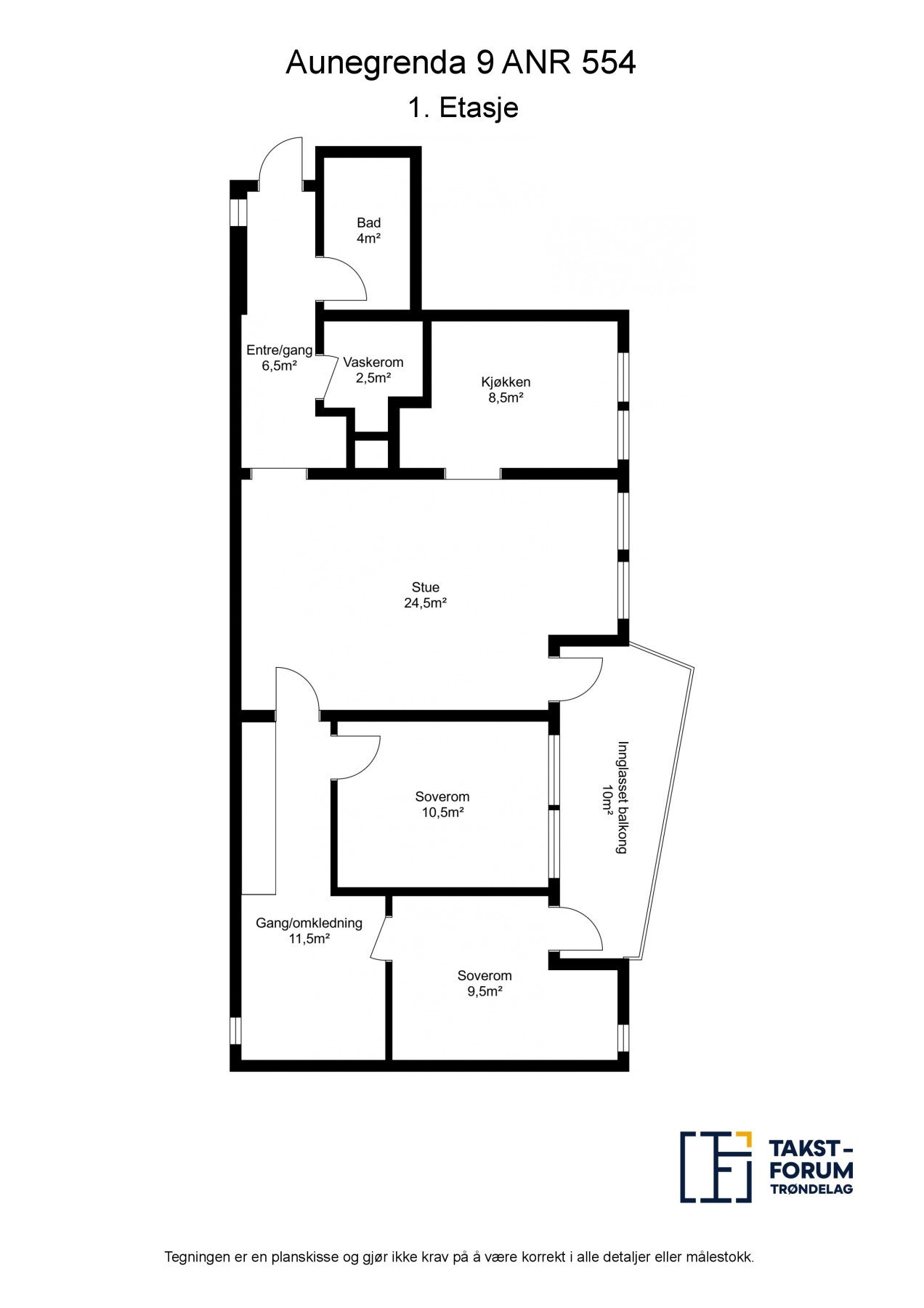 Planskisse. Galleribilde