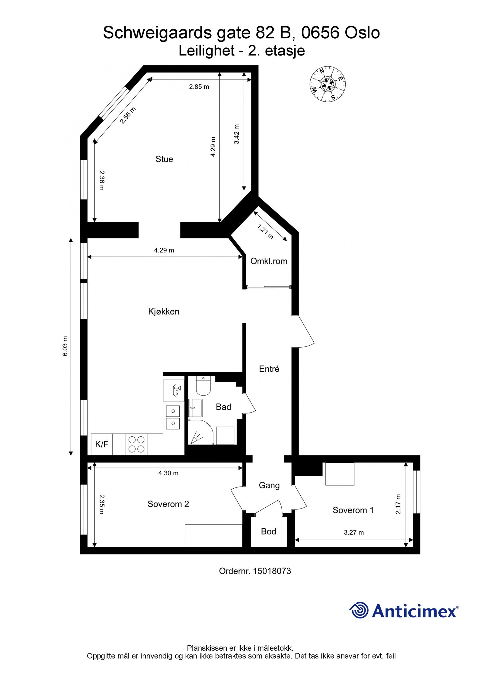 Plantegning. Galleribilde