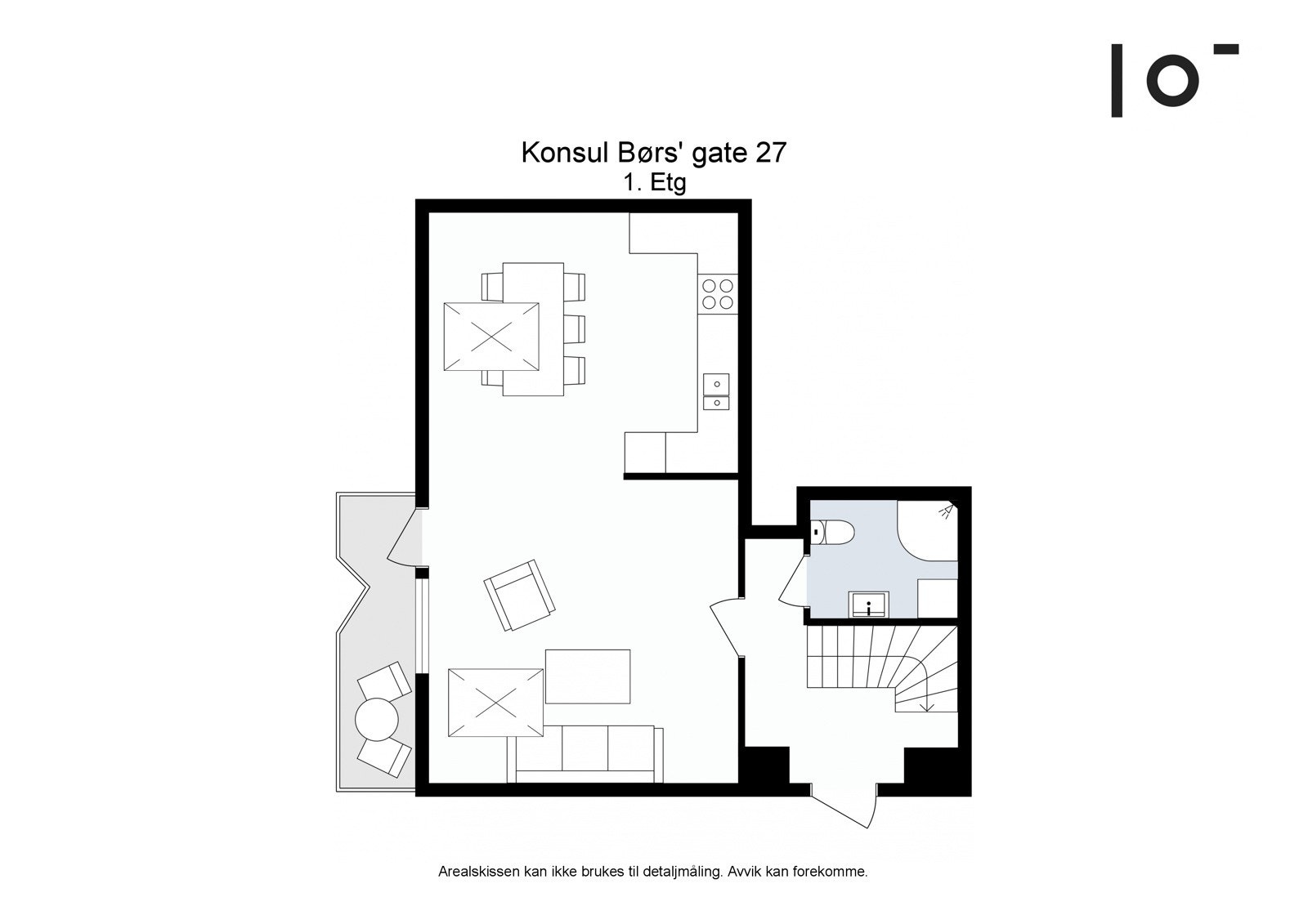 Plantegning 3. etasje Galleribilde