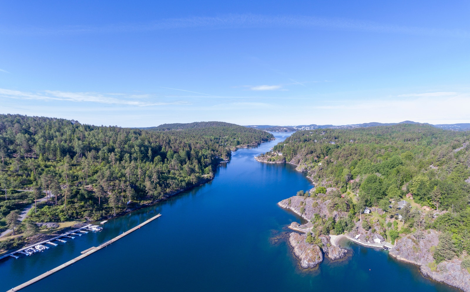 Området har kort vei til Kragerø, Jomfruland og Valle Galleribilde