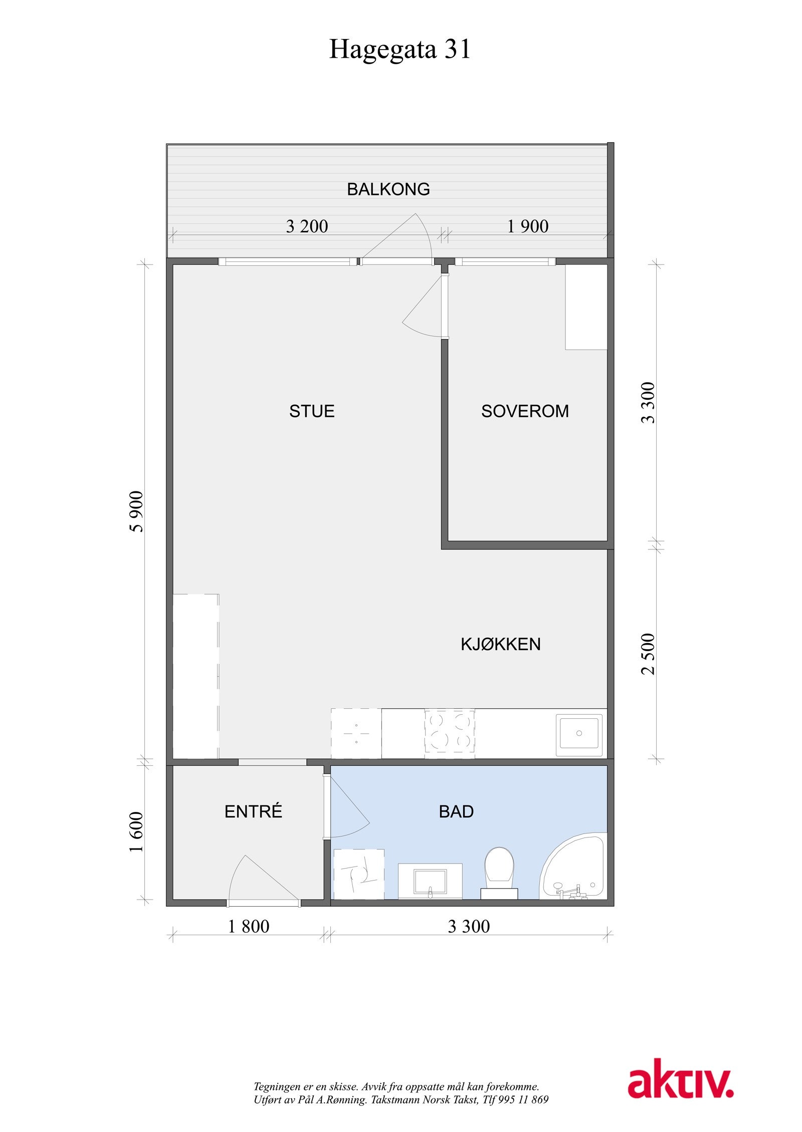 Planskisse. Leiligheten ligger på enden i 2.etasje. Det følger en kjellerbod på 2,5kvm. Det er ellers en stor felles sykkelbod, og pent opparbeidet felles hage i forkant av blokken. Alle fellesarealer ble pusset opp i 2021. Nytt brannvarslingsanlegg. Galleribilde