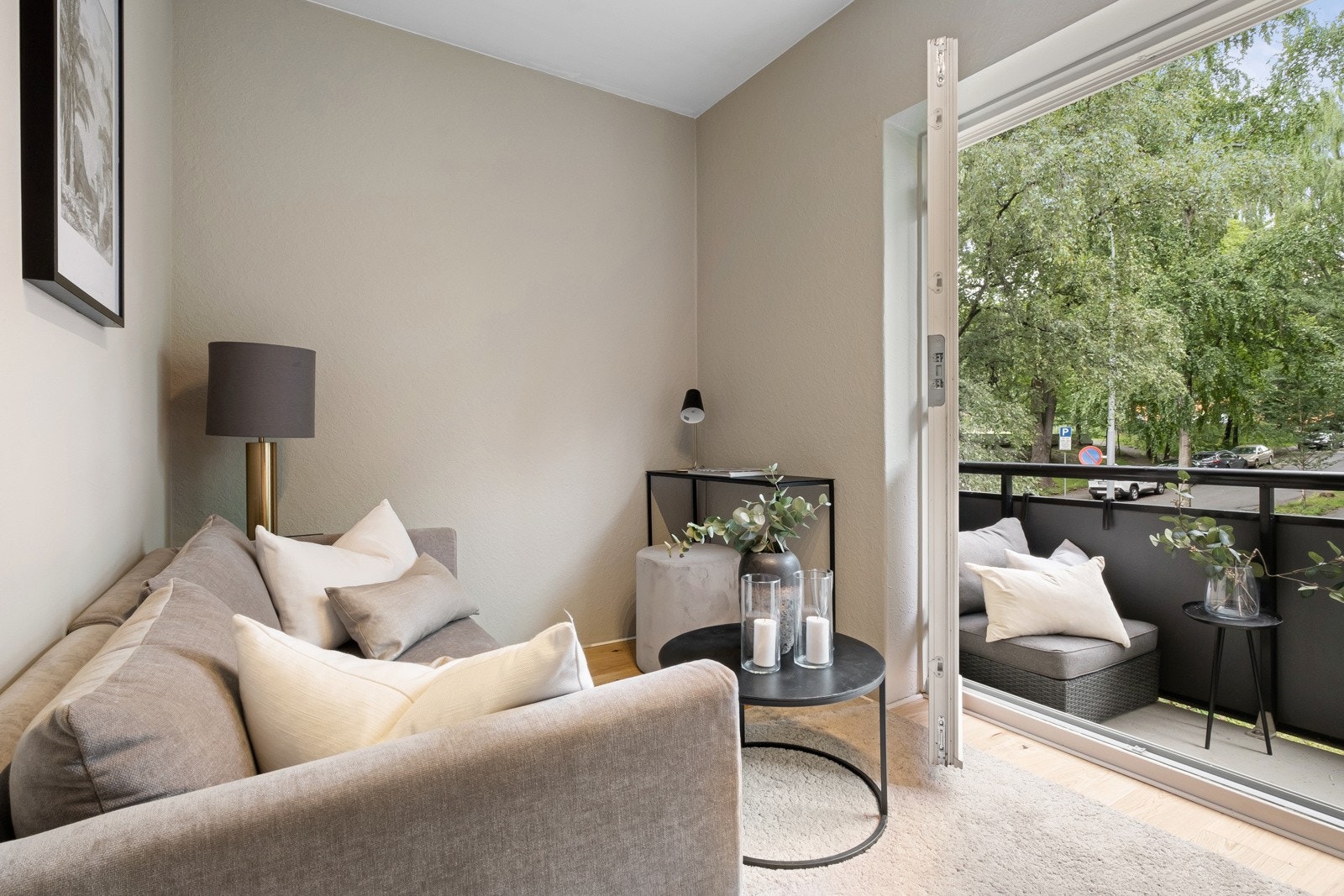 Direkte adkomst til balkongen. Galleribilde