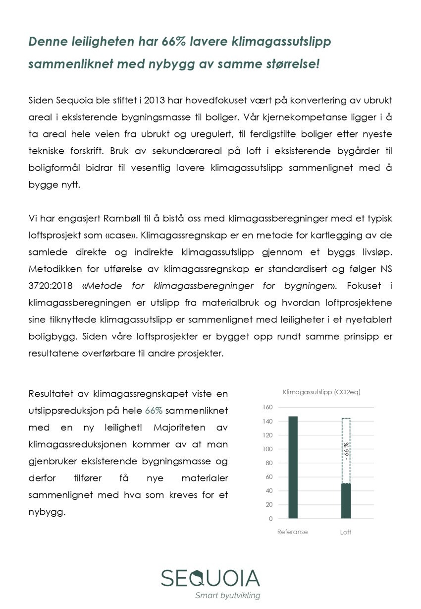 Bærekraft er viktig! Les på bildet for viktig informasjon. Galleribilde