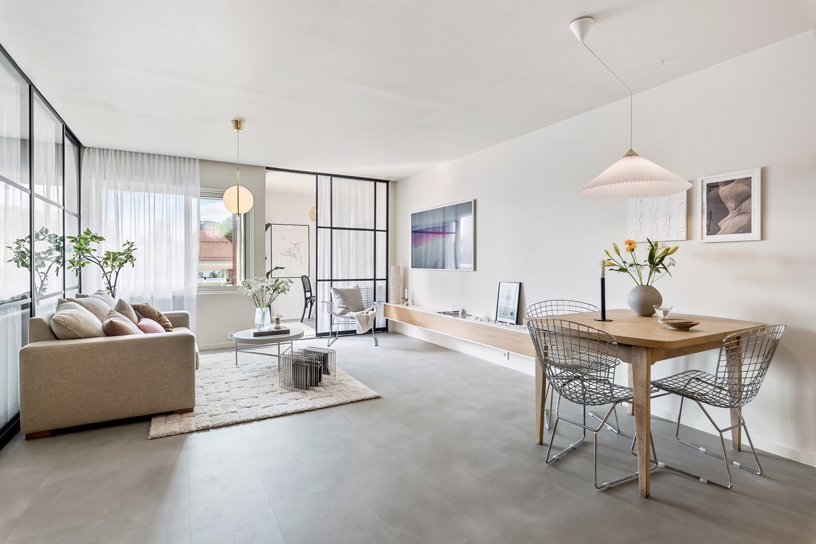 Leiligheten er moderne og innbydende - alt ble pusset opp i 2021/22 Galleribilde