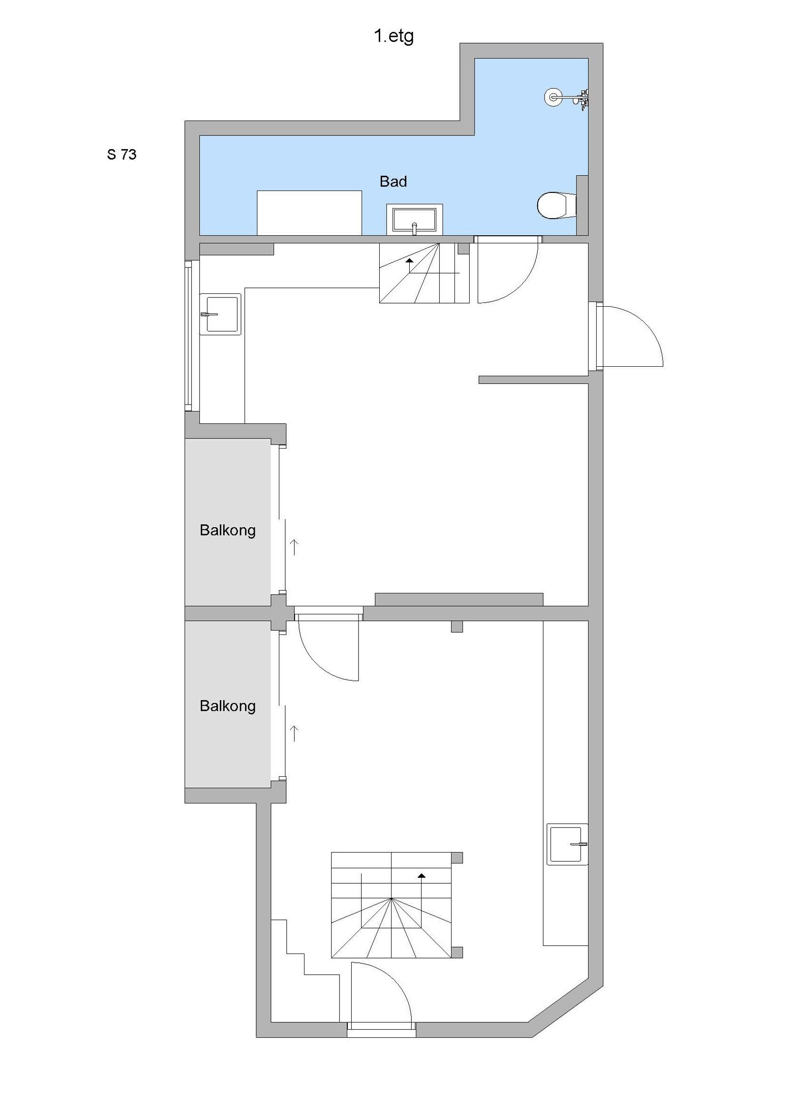 Plantegning 4.etasje. Galleribilde