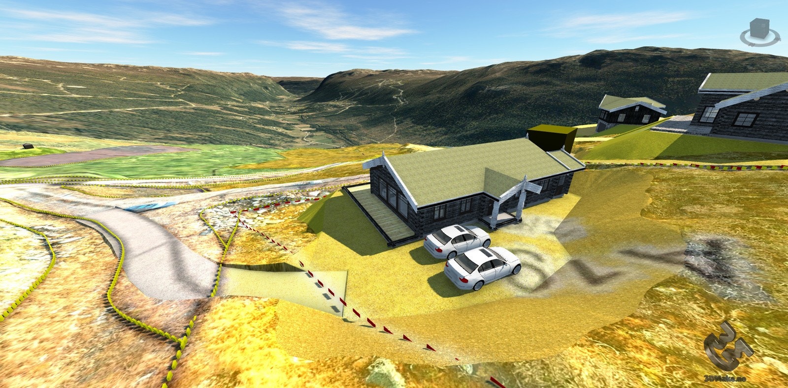 Forslag selger har fått utarbeidet. Det tas forbehold om disse hensynstar reguleringsplan. Galleribilde