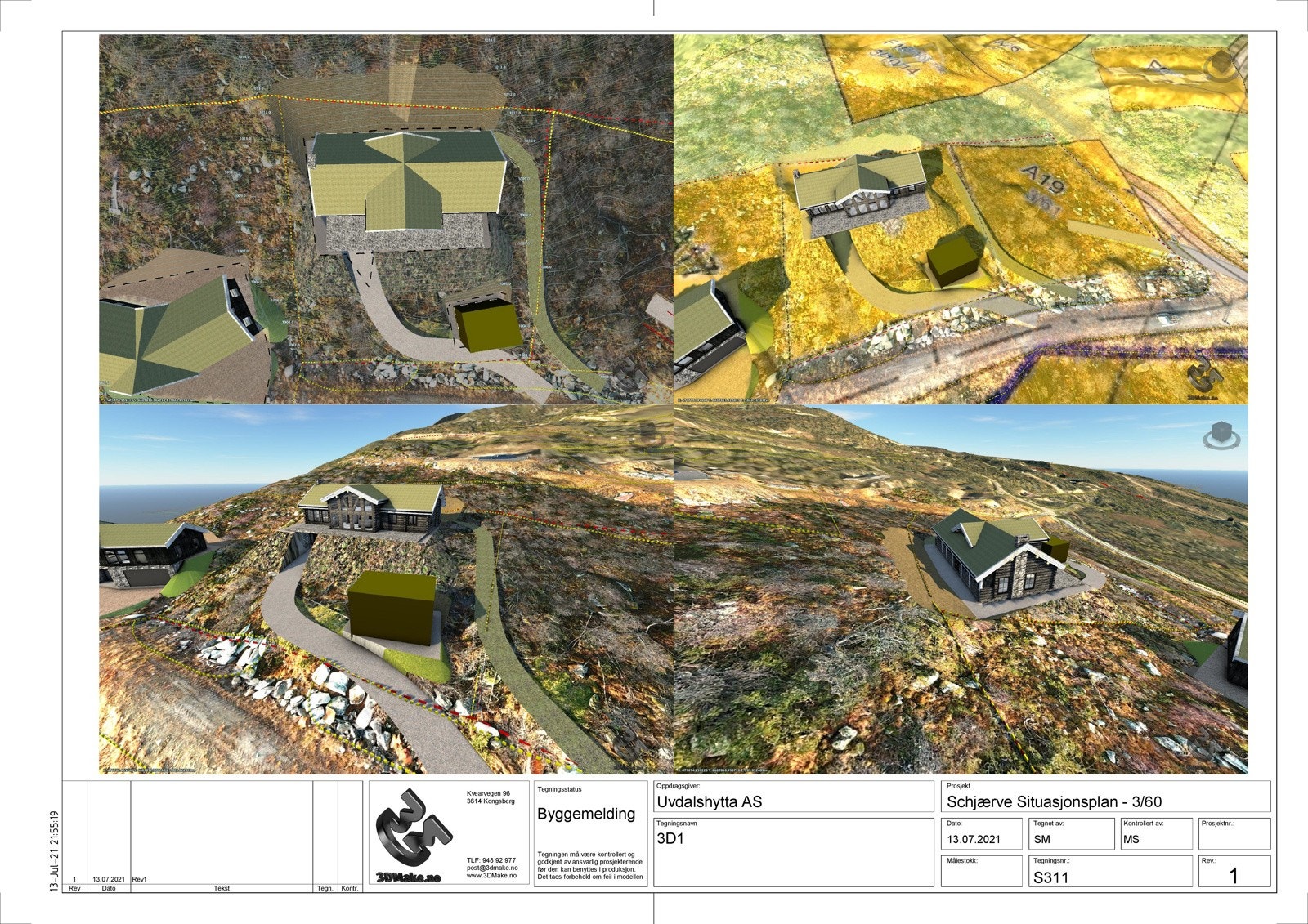 Forslag selger har fått utarbeidet. Det tas forbehold om disse hensynstar reguleringsplan. Galleribilde