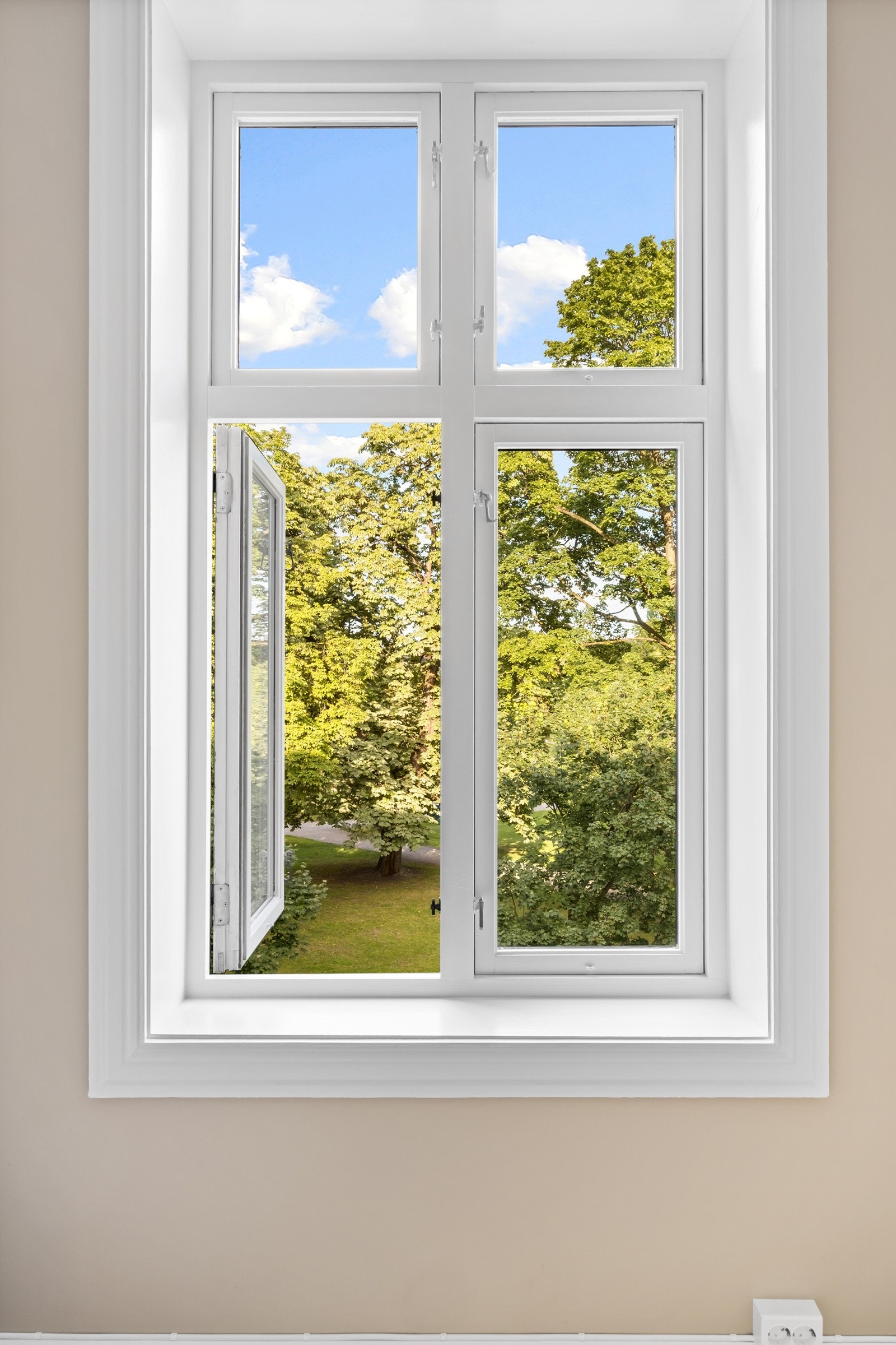 Her er det ikke en eneste gjenboer og alt som møter deg er et idyllisk og frodig utsyn. Galleribilde