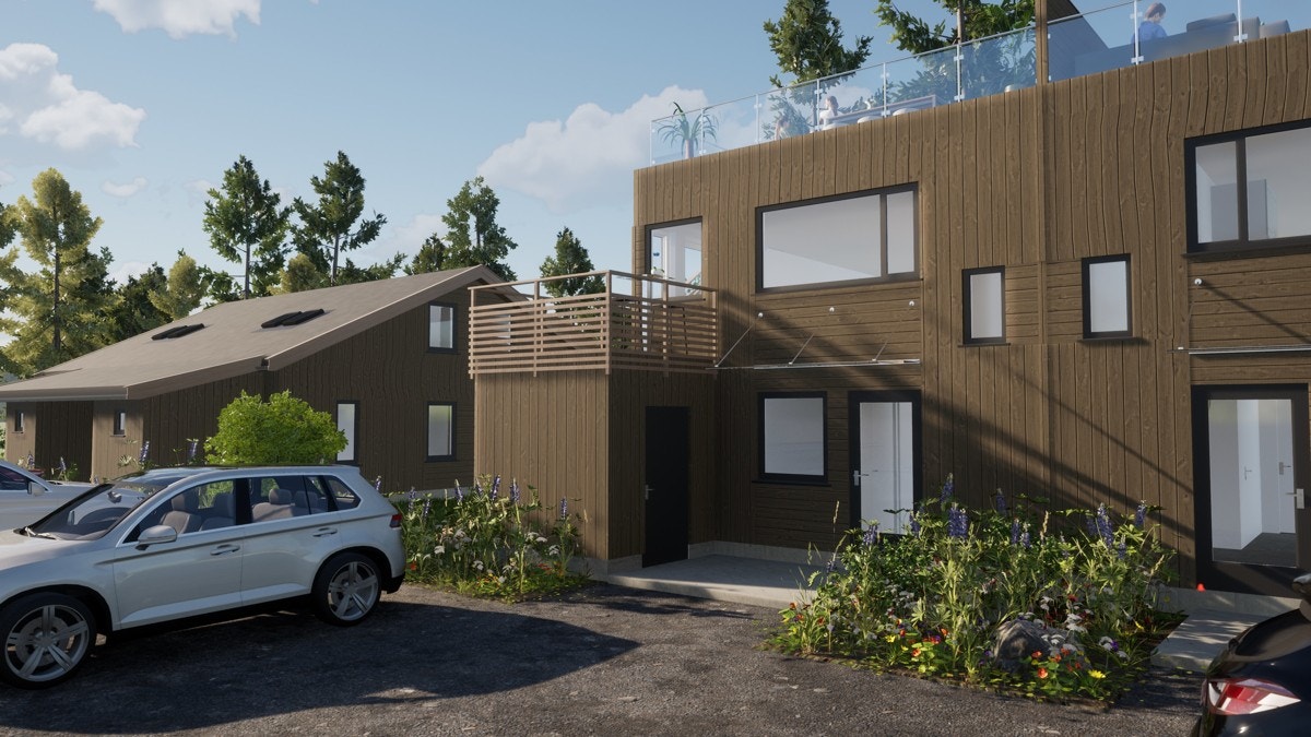 Illustrasjoner fra arkitekt Galleribilde