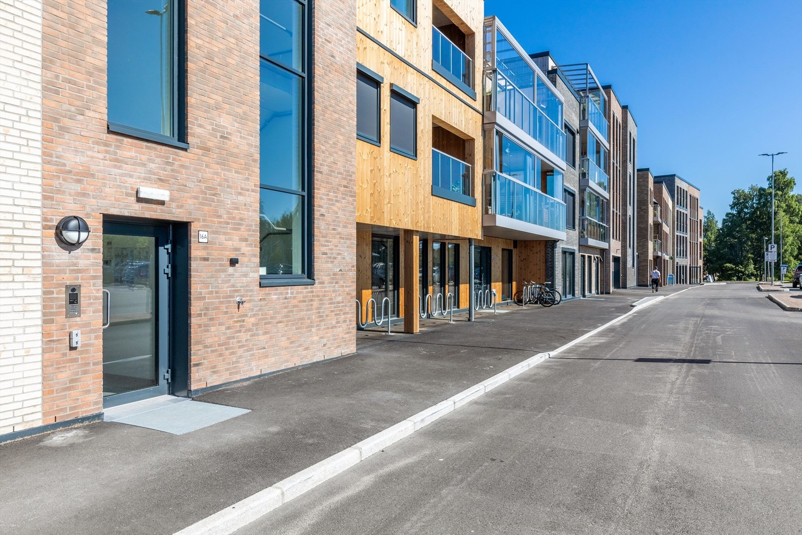 Hovedinngang pakkeplan. Galleribilde