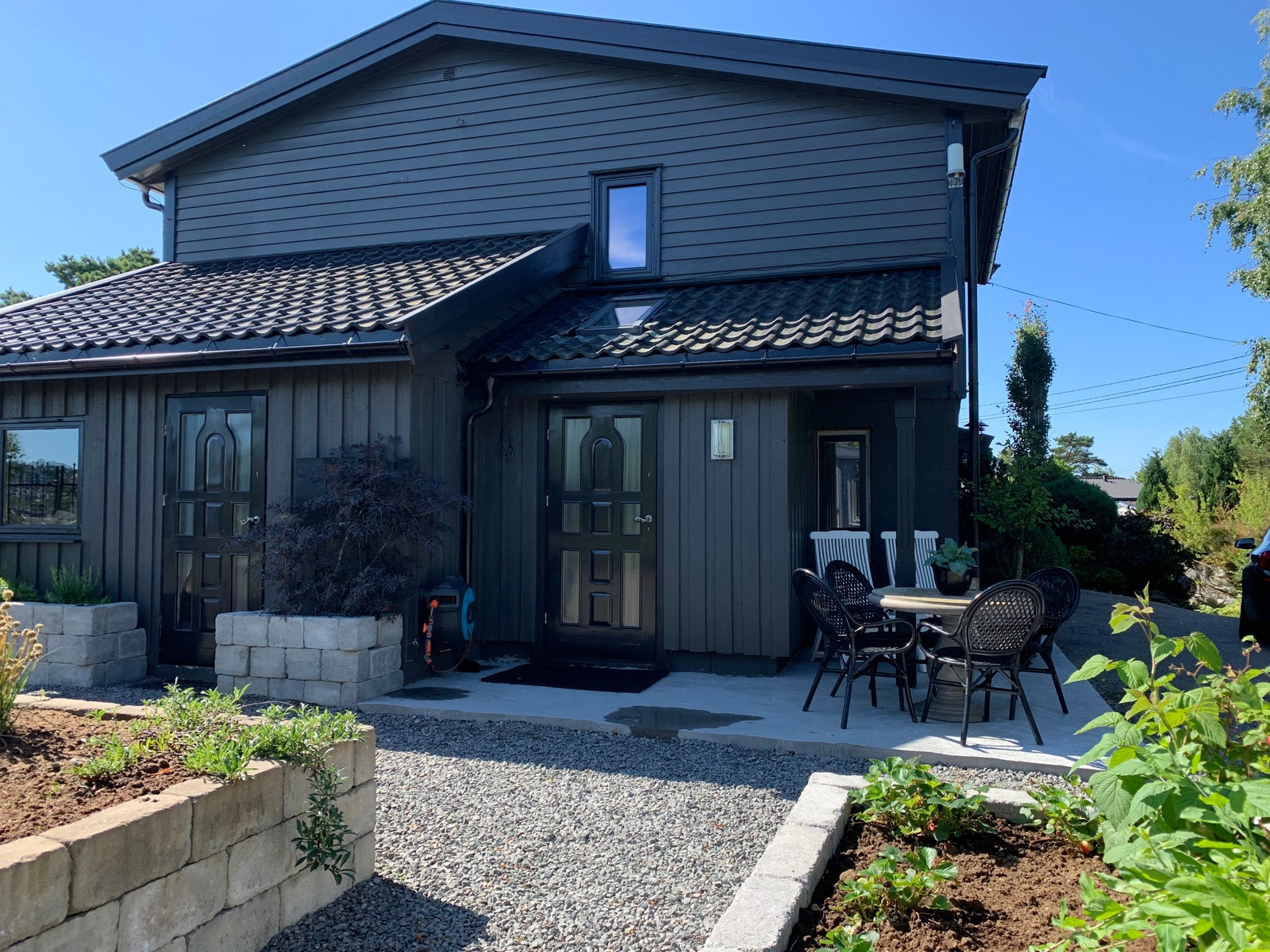 Inngang på kortenden av privatbolig Galleribilde