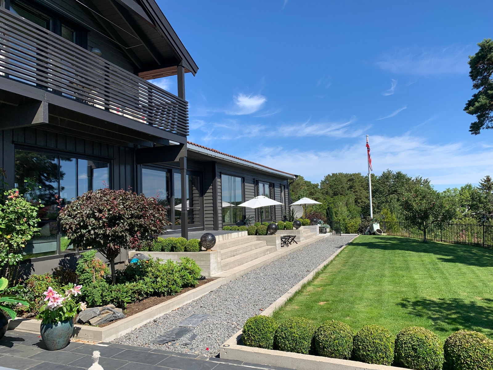 Privatbolig hage. Kun til privat bruk for huseier. Galleribilde