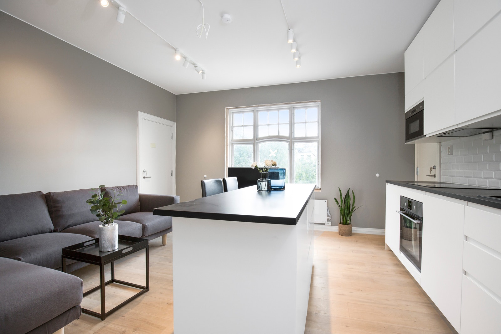 Leilighet 3 - Stue og kjøkken er i samme rom Galleribilde