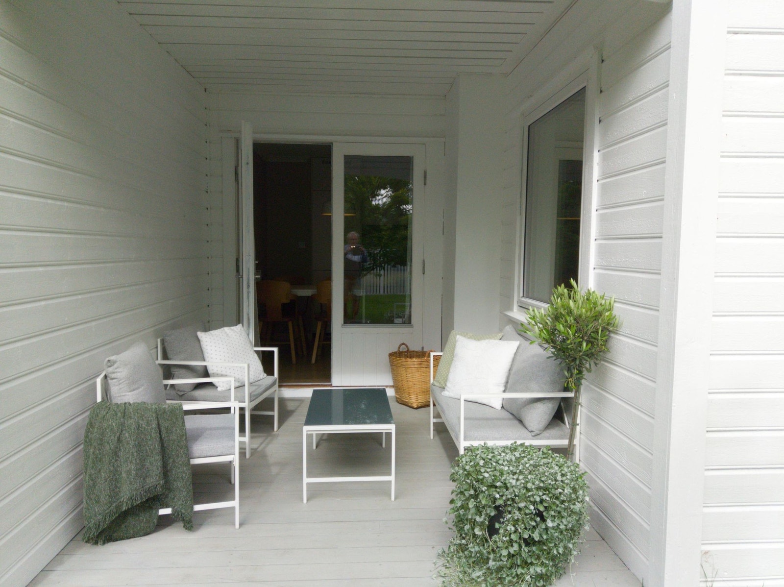 Overbygd terrasse Galleribilde