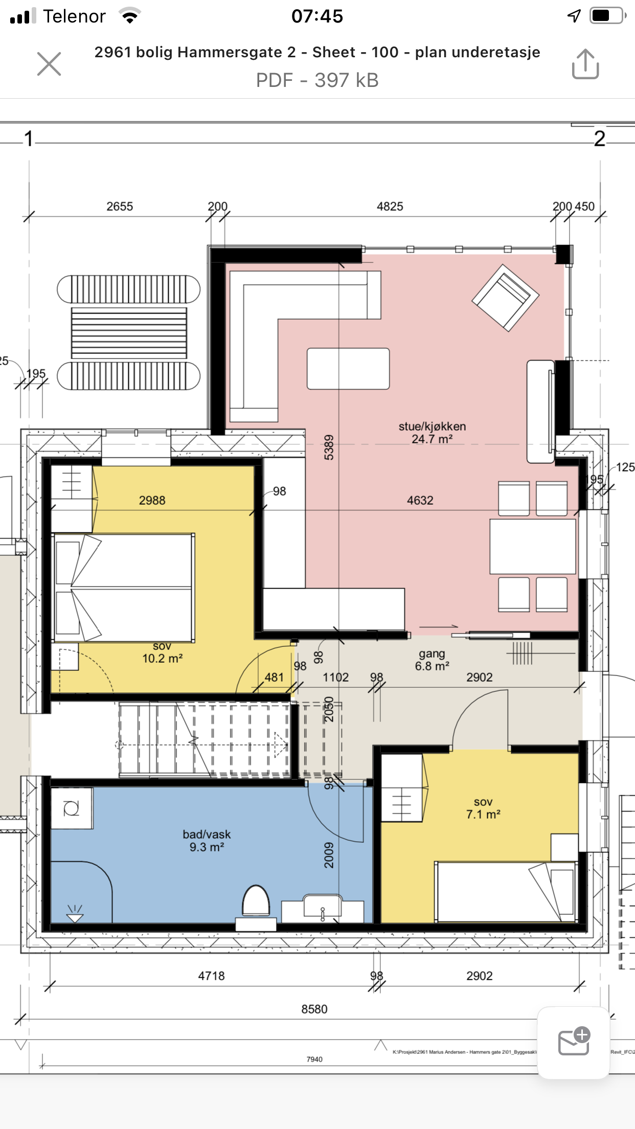 Plantegning Galleribilde