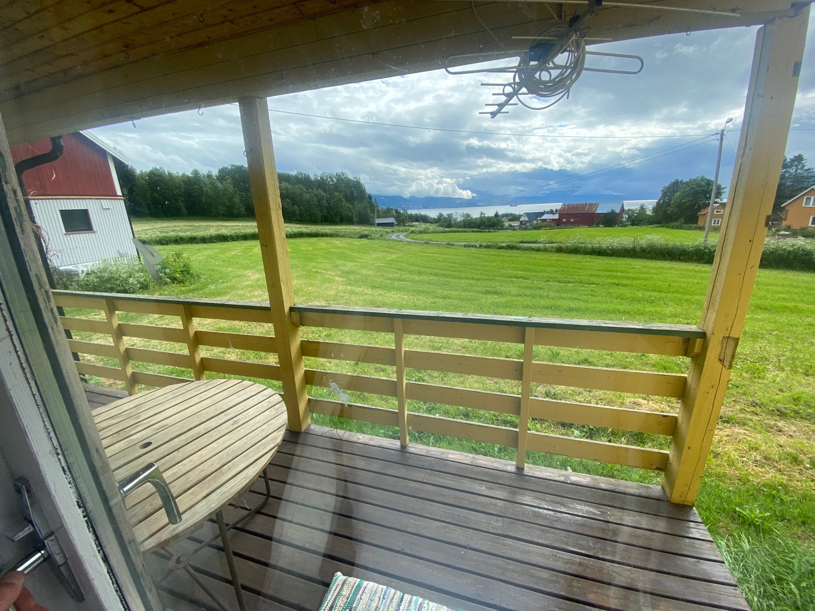 Utsikt fra veranda Galleribilde