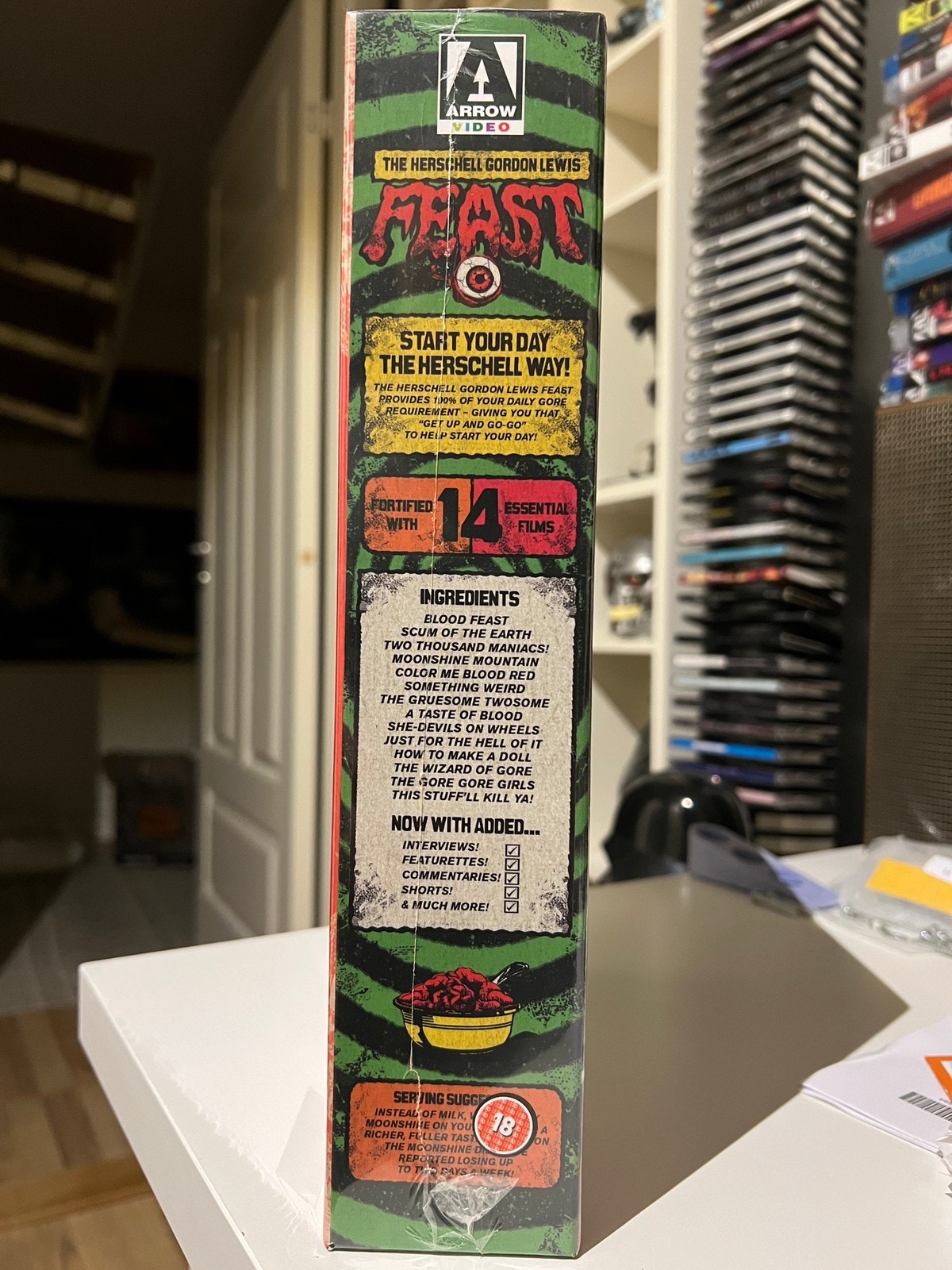 Herschell Gordon Lewis Feast. Limited edition, 17 discer