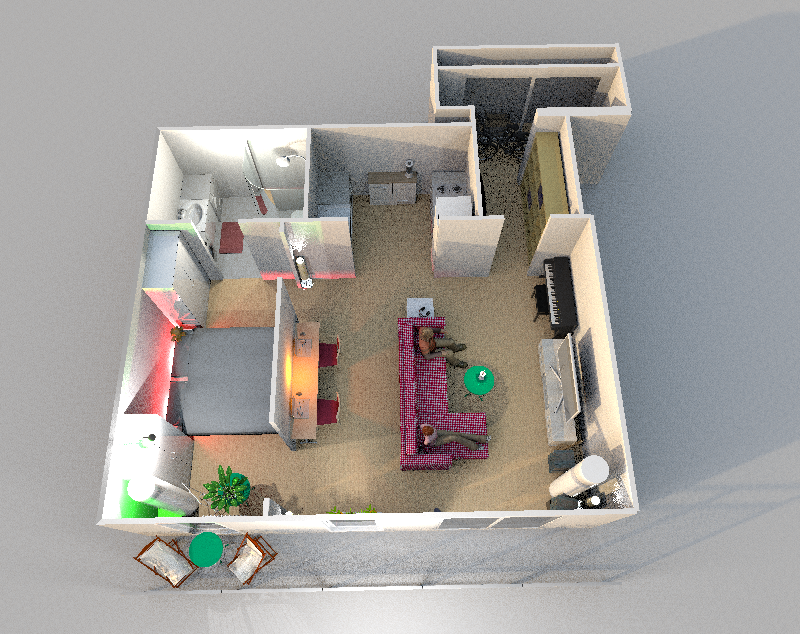 3D Modell Vinkel 2 Galleribilde