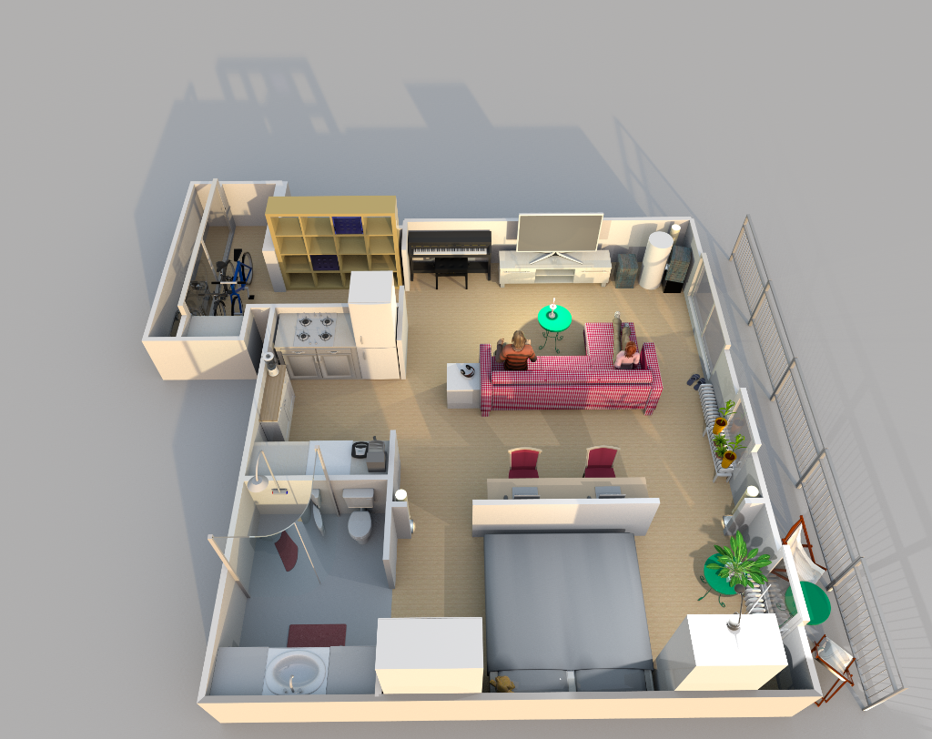 3D Modell Vinkel 1 Galleribilde