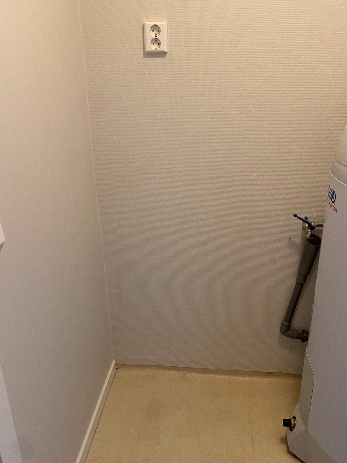 Plass til vaskemaskin Galleribilde