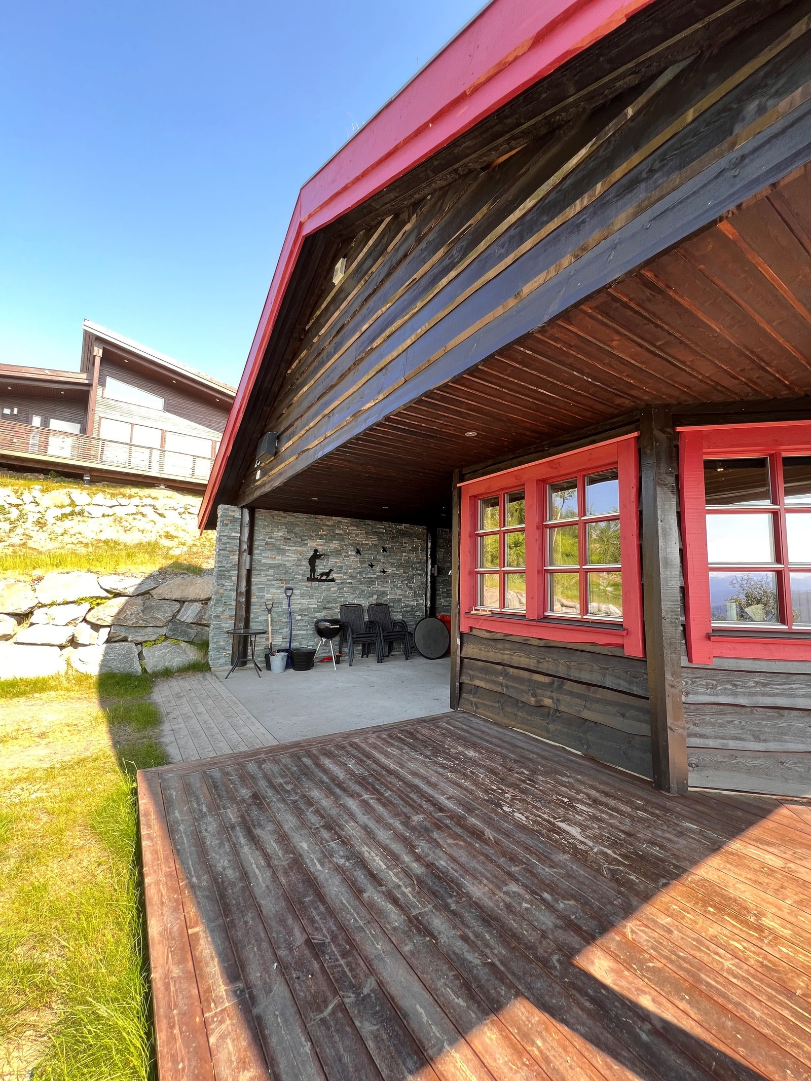 Carport/terrasse Galleribilde
