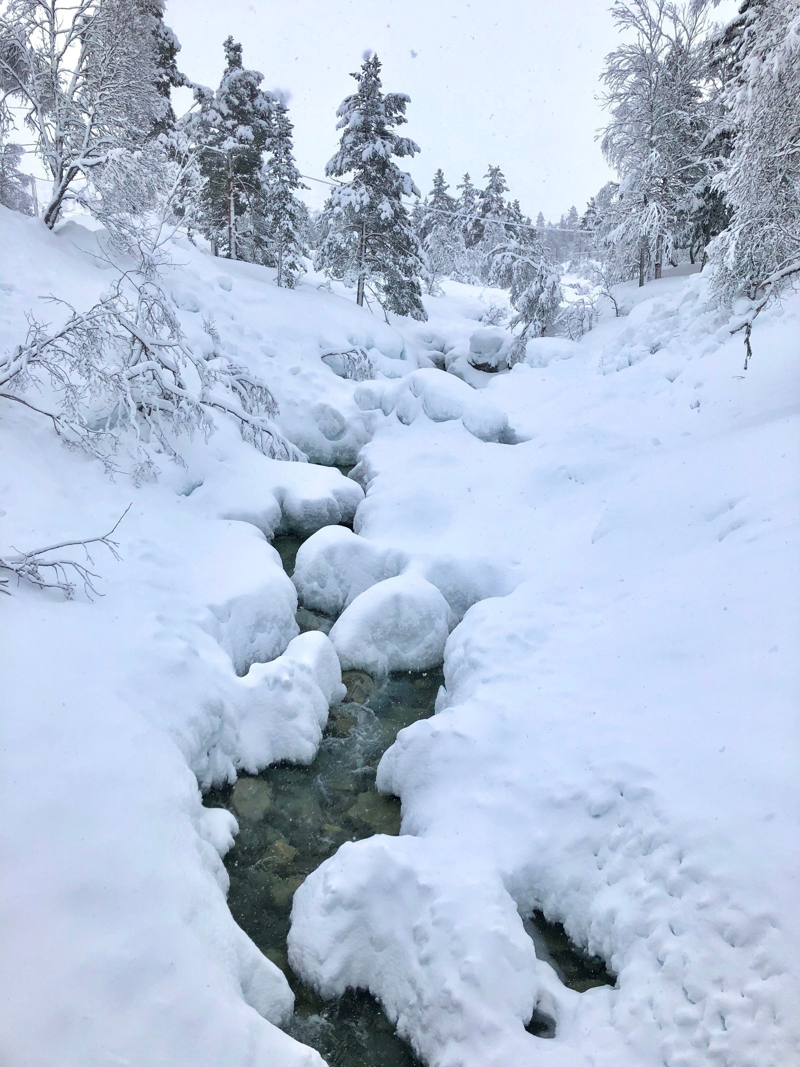 Ljosanelven - vinter (Foto: Siv Helen Lekven) Galleribilde