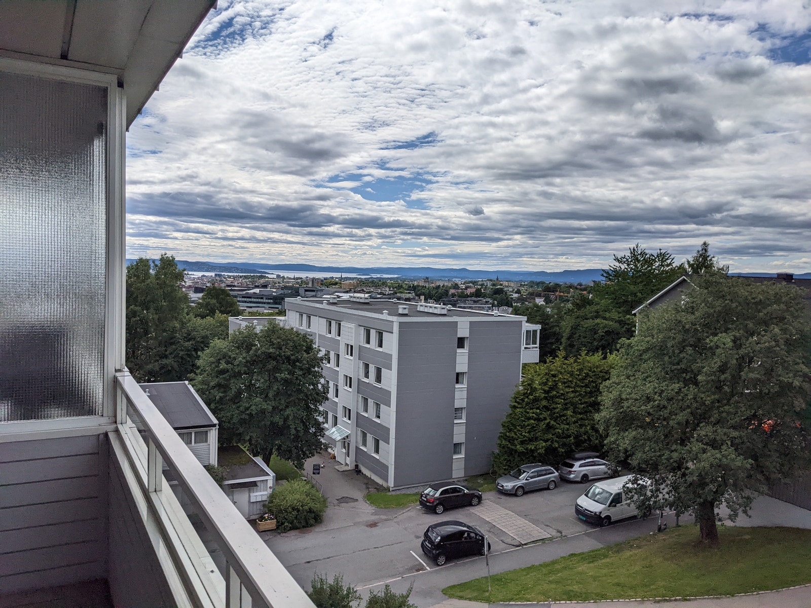 Utsikt fra terrassen Galleribilde