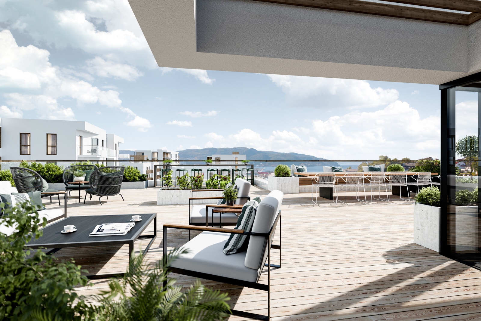 Felles takterrasse kan også benyttes. Galleribilde