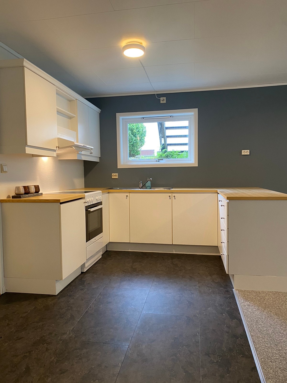 Kjøkken med komfyr Galleribilde