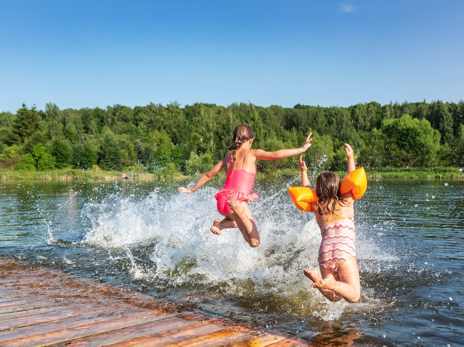 Bademuligheter i Bjørndalsdammen. Galleribilde
