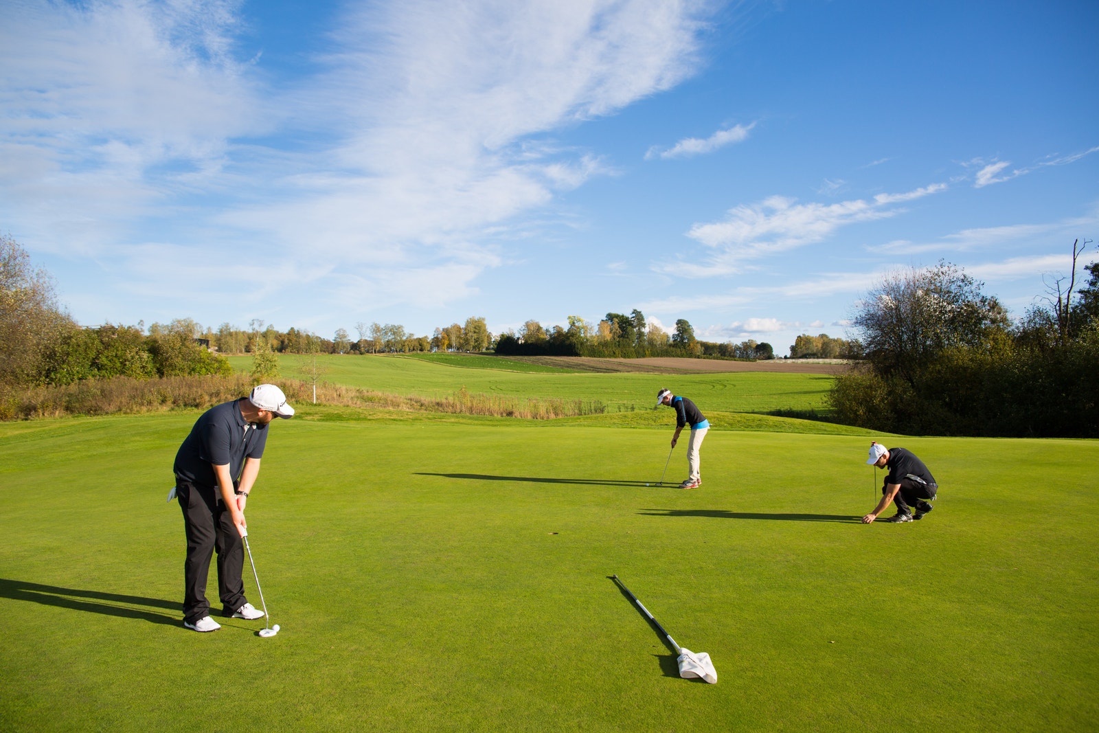 Den tar deg til Atlungstad golfbane Galleribilde