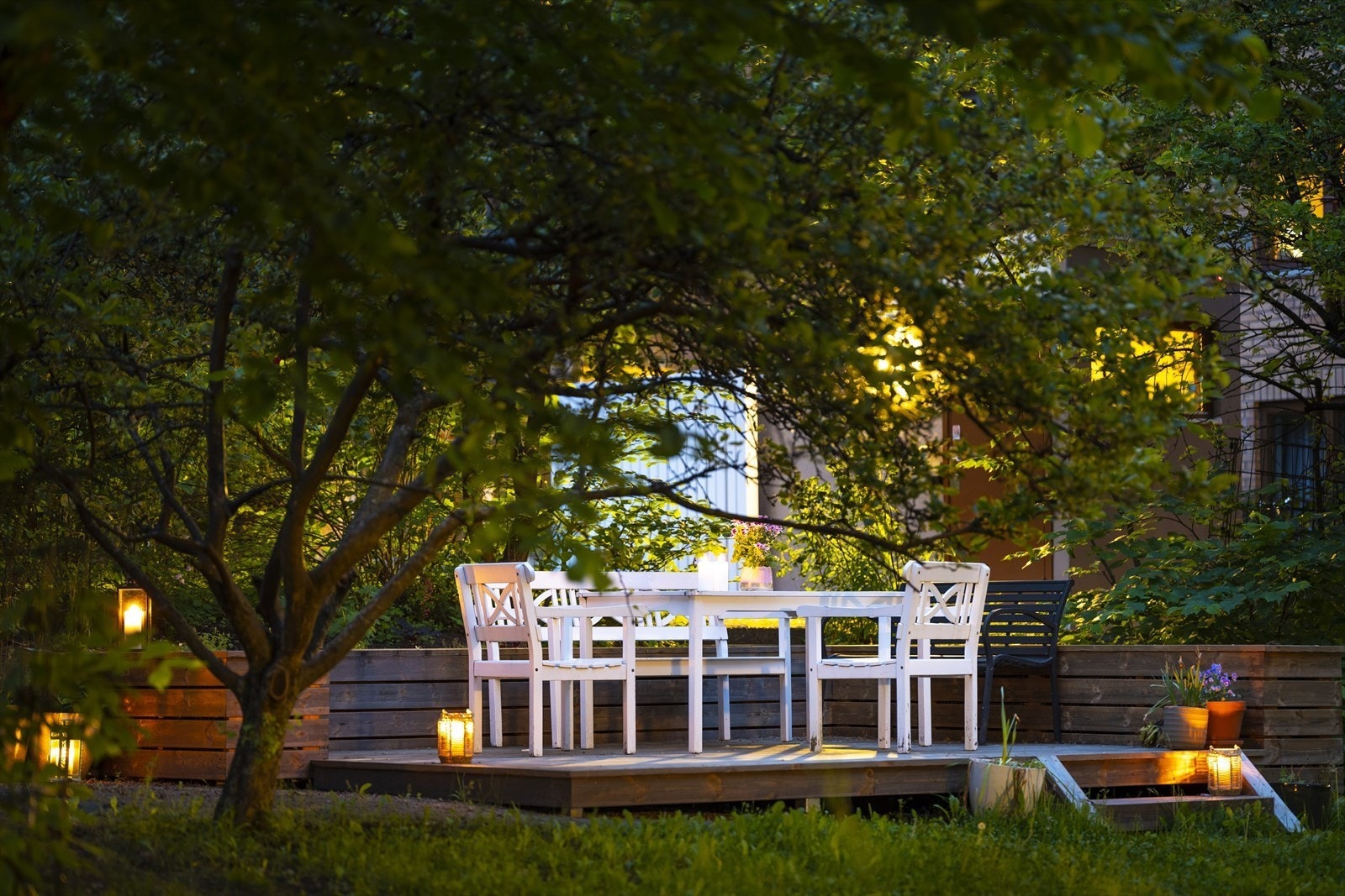 Felles bakgård Galleribilde