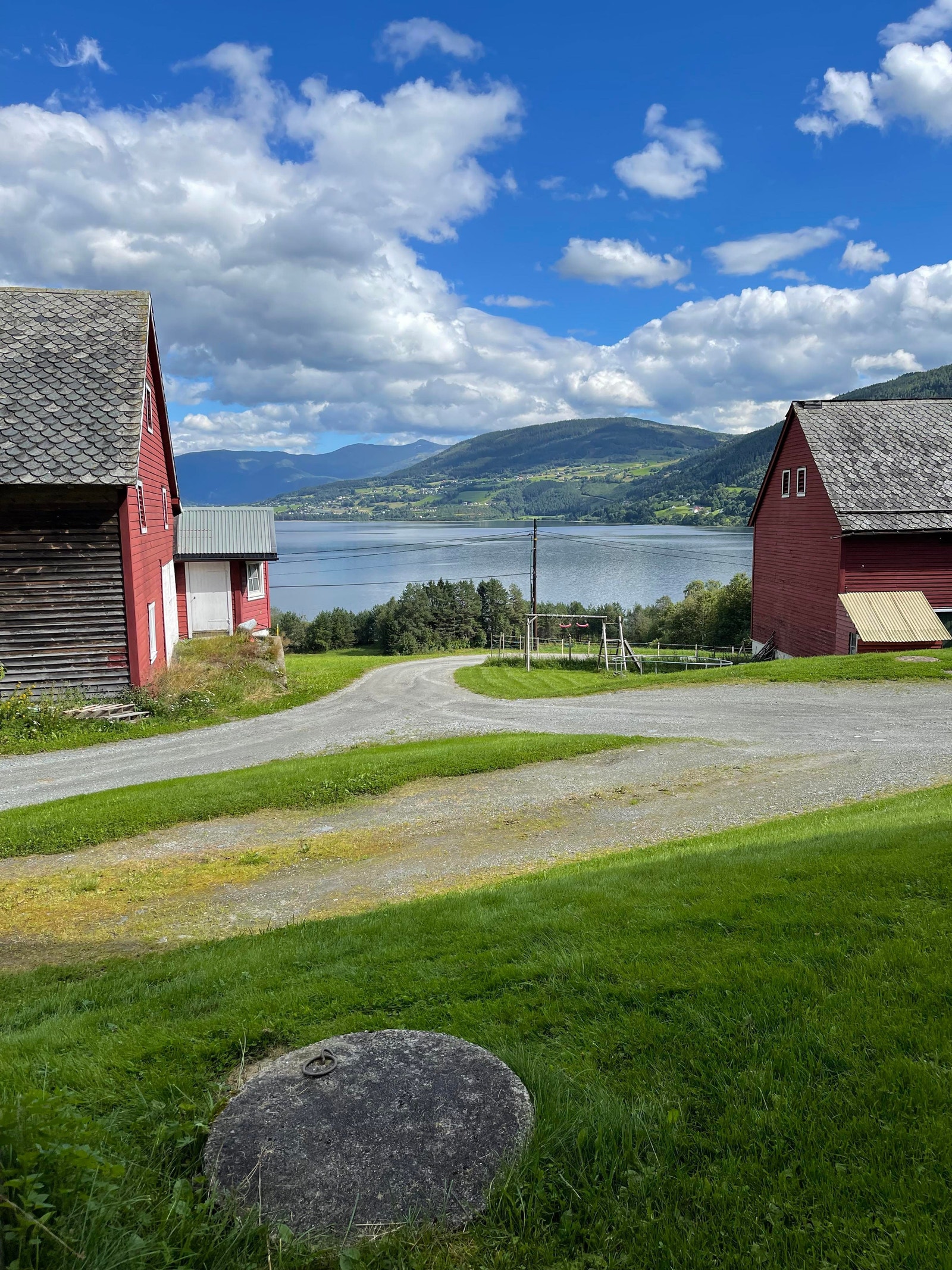 Utsikt frå kjøkkenet. Galleribilde