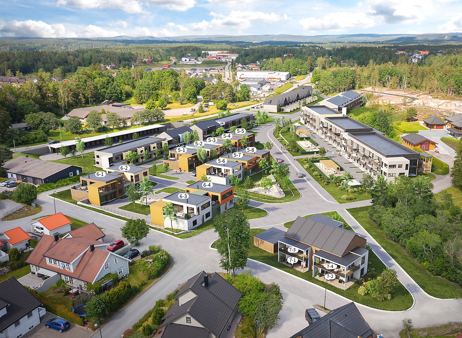 Det her er leilighet 7-3 på oversikten og KS7 - 2A i boligvelgeren Galleribilde