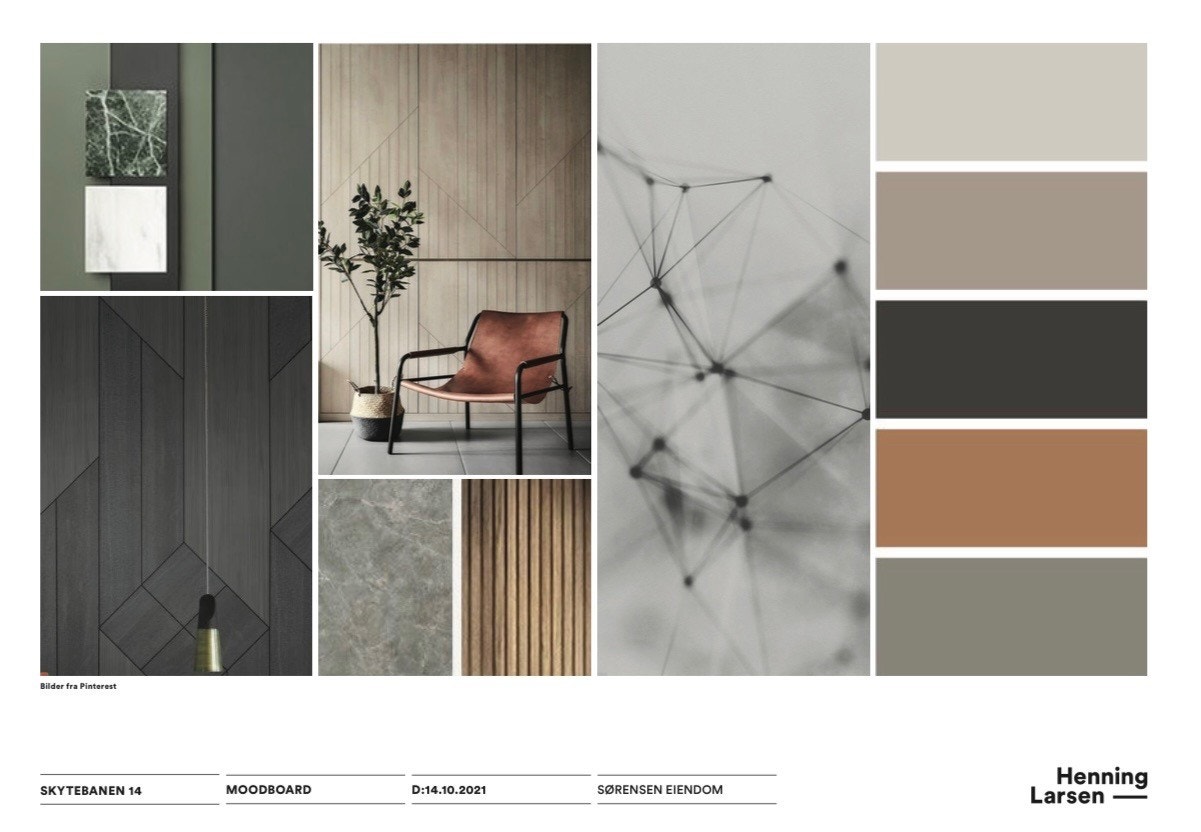 Mulig valg av fargekombinasjon Galleribilde