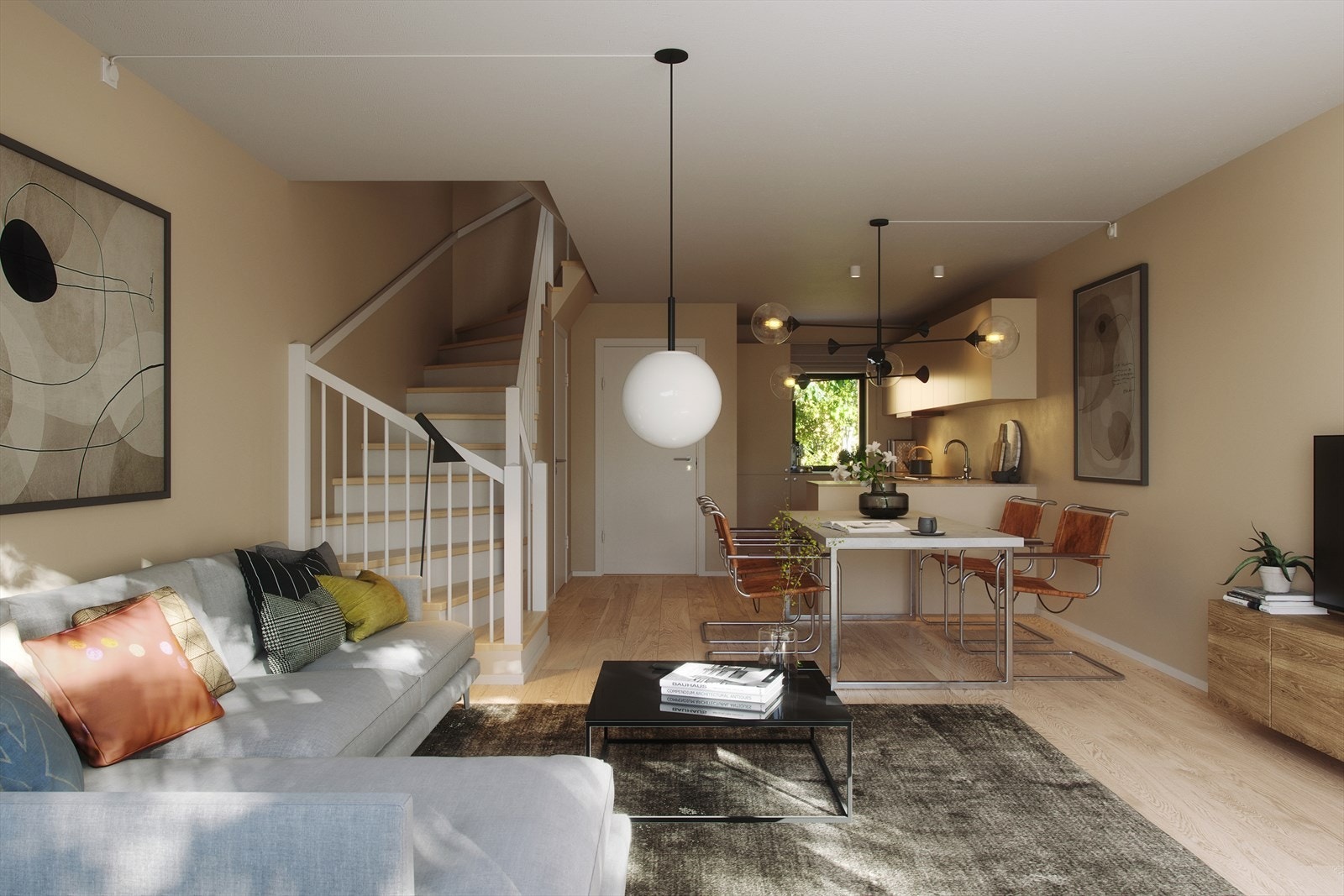 Hovedetasje sett fra balkongdør. Galleribilde