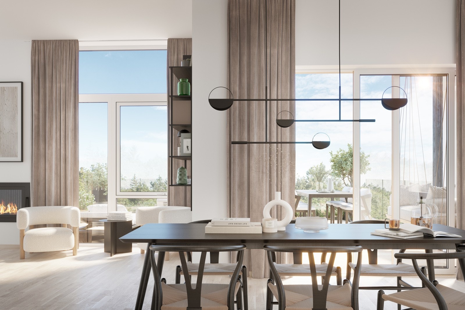 Store lysflater og gjennomgående leiligheter (illustrasjonsfoto) Galleribilde