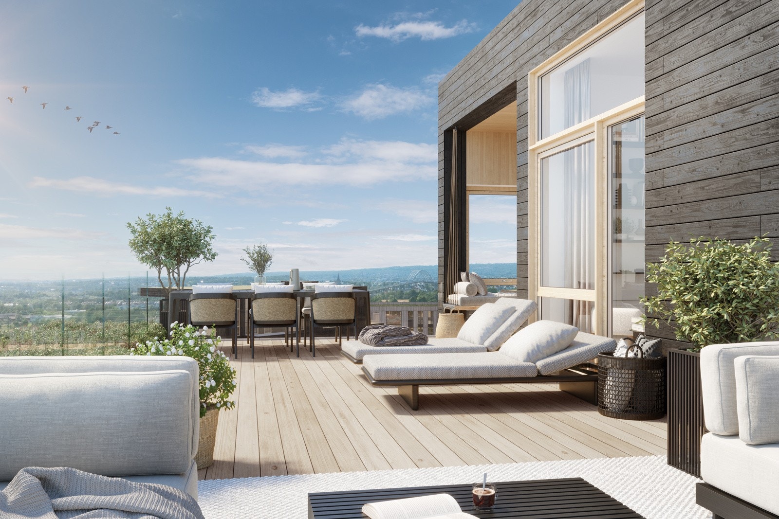 Gode sol og utsiktsforhold (illustrasjonsfoto) Galleribilde