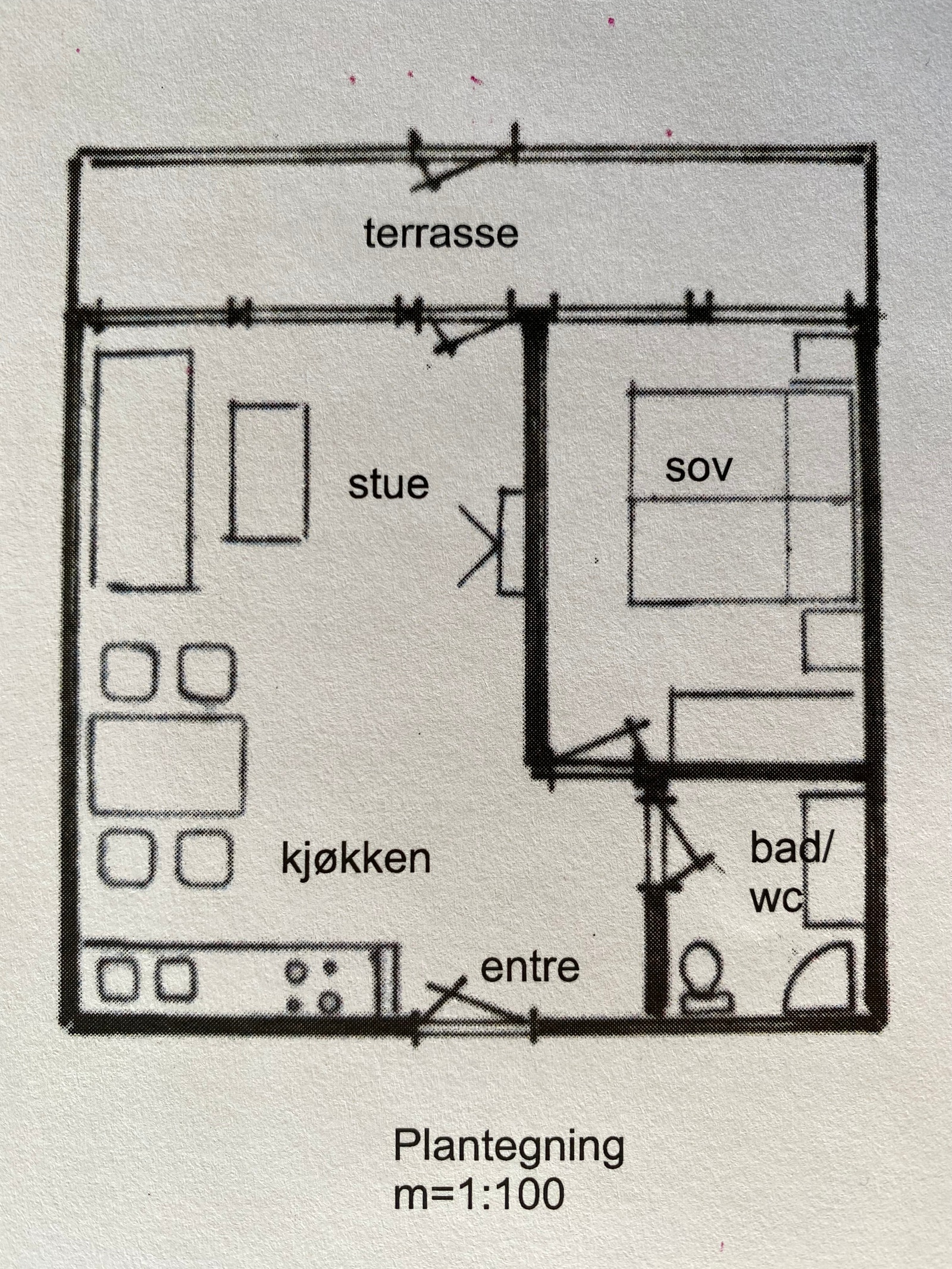 Plantegning Galleribilde