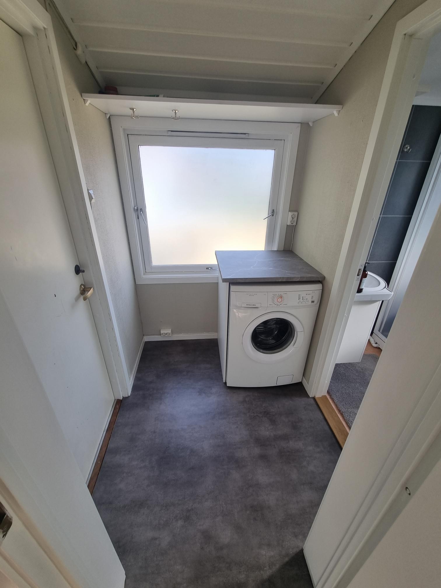 Vaskemaskin medfølger i leien. Galleribilde